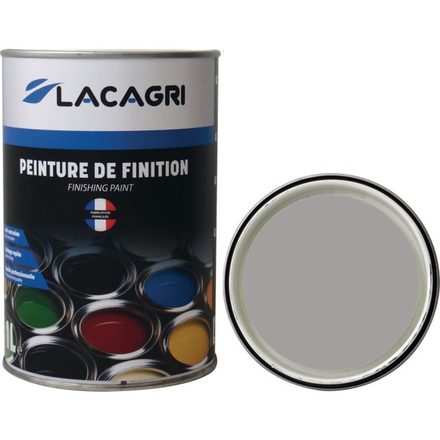 Peinture de Finition Gris Argente Case IH POT 1L Lacagri référence fournisseur 1676372
